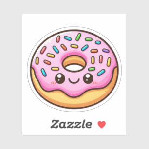 Pegatinas de vinílico de Donut de Personalizado ro