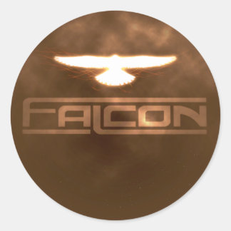 pegatinas de vinilo de 6 Falcon 3"