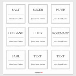 Pegatinas de vinilo de corte Personalizado con eti