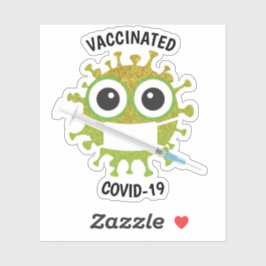 Pegatinas de vinilo de corte Personalizado Vacunad