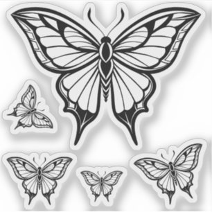 Pegatinas de vinilo de mariposa