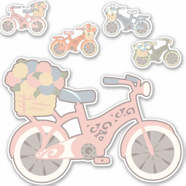 Pegatinas de vinilo de motociclismo retro (Anverso)