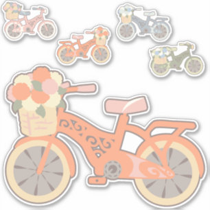 Pegatinas de vinilo de motociclismo retro