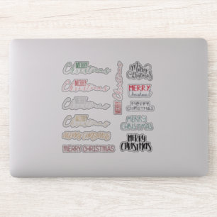 Pegatinas de vinilo de Personalizado navideño de F