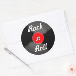 Pegatinas de vinilo de Rock Retro