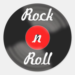 Pegatinas de vinilo de Rock Retro