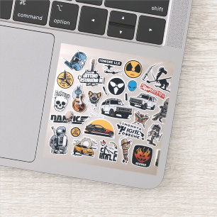 pegatinas de vinilo personalizados, bastón de vini