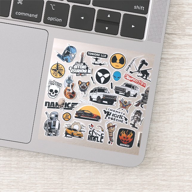 pegatinas de vinilo personalizados, bastón de vini (Detalle)