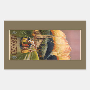 Pegatinas de Vintage Abrvzzo Italia