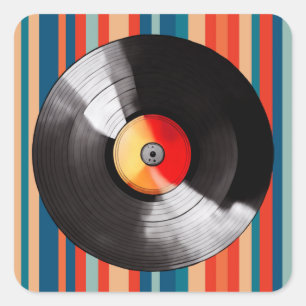 Pegatinas de Vinyl Record