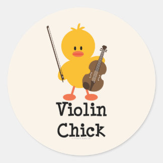 Pegatinas de Violin Chick