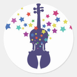 Pegatinas de Violin Star Violin