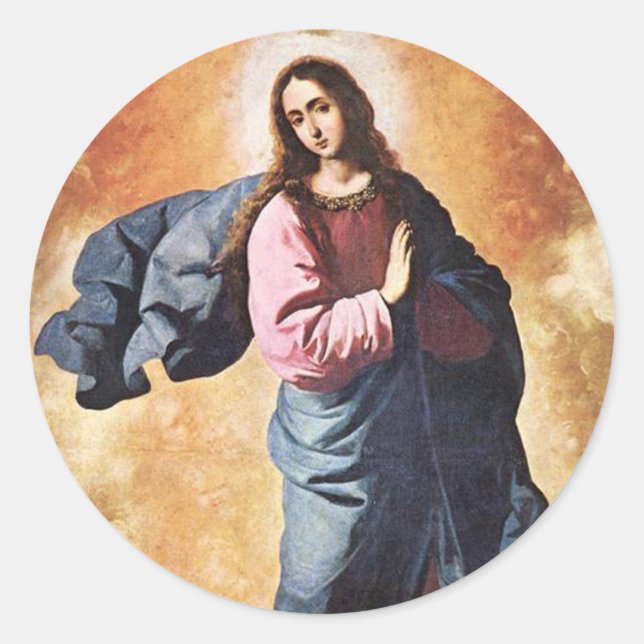 Pegatinas de Virgin Mary (Anverso)