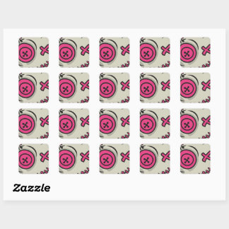 Pegatinas de Voodoo Token Square