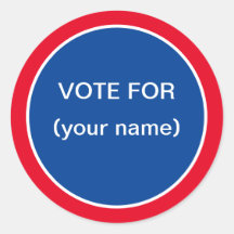 Pegatinas de voto por cuerpo estudiantil