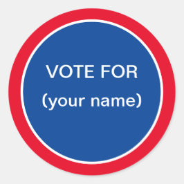 Pegatinas de voto por cuerpo estudiantil