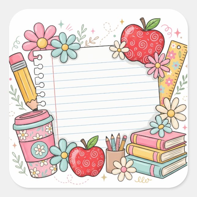 Pegatinas de vuelta al cole y más! (Anverso)