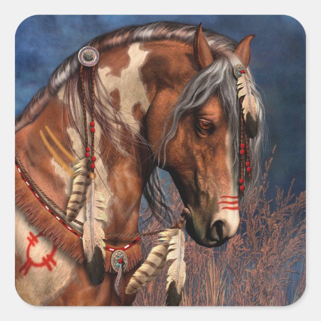 Pegatinas de War Pony (Anverso)