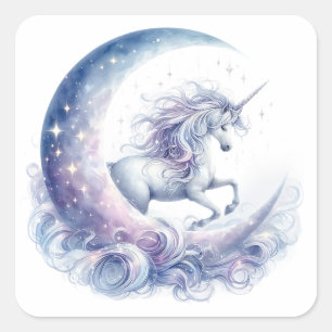 Pegatinas de Watercolor Unicornio
