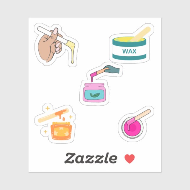 Pegatinas de Waxing (Hoja)