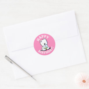 Pegatinas de Westie BIRTHDAY KiniArt
