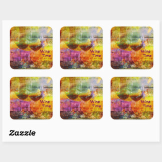 Pegatinas de Wine Time Marled