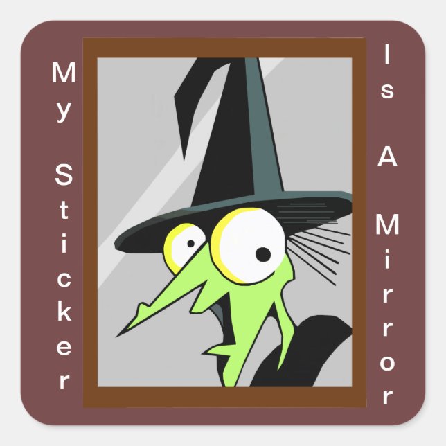 Pegatinas de Witch Reflection (Anverso)