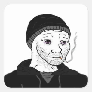 Pegatinas de wojak Doomer