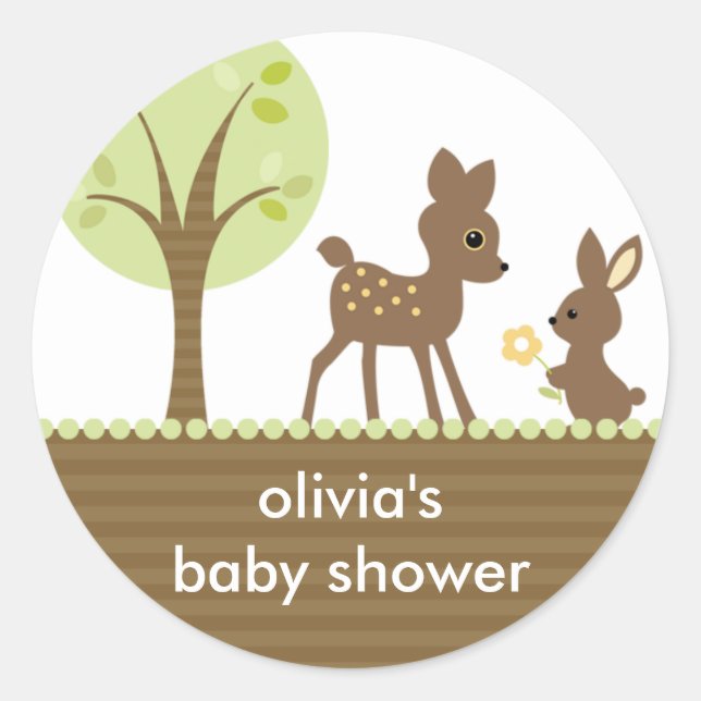 Pegatinas de Woodland (Anverso)