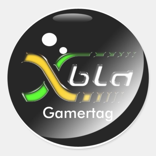 Pegatinas de Xboxliveadictos (Anverso)