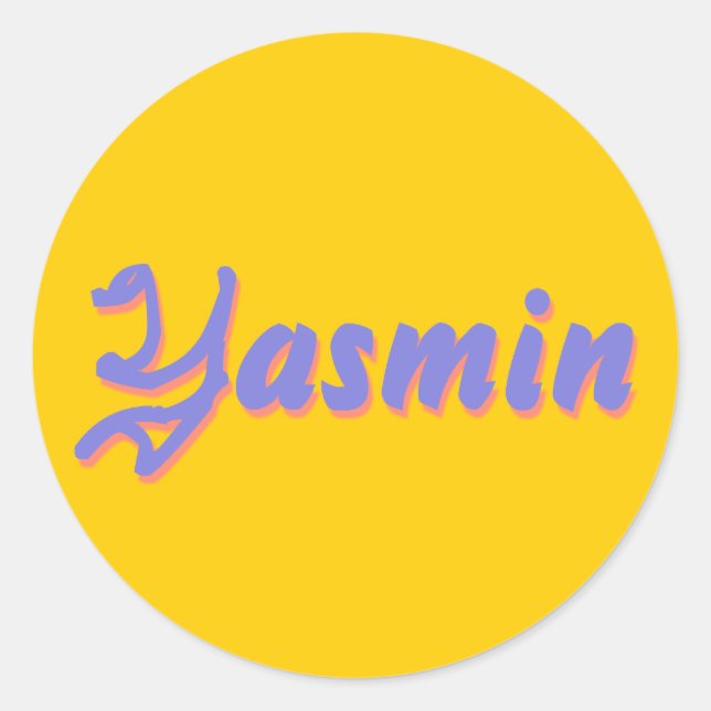 Pegatinas de Yasmin (Anverso)
