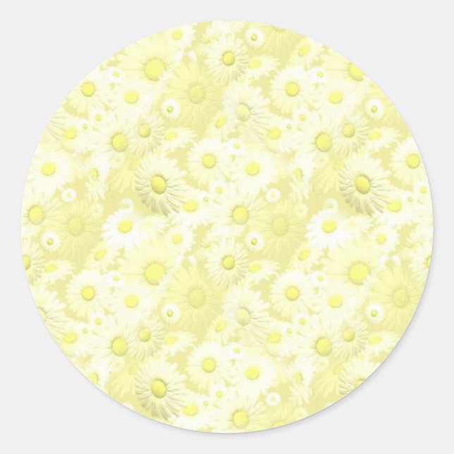 Pegatinas de Yellow Daisies (Anverso)