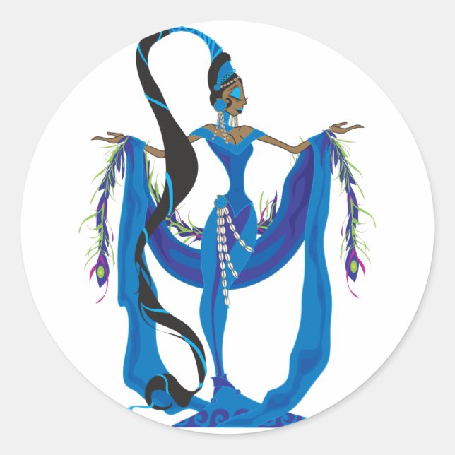 Pegatinas de Yemaya (Anverso)