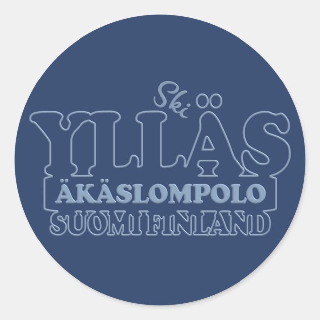 Pegatinas de YLLÄS FINLAND (Anverso)