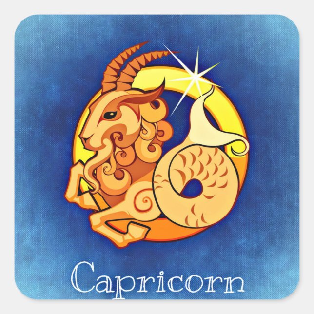 pegatinas de zodiaco de capricornio (Anverso)