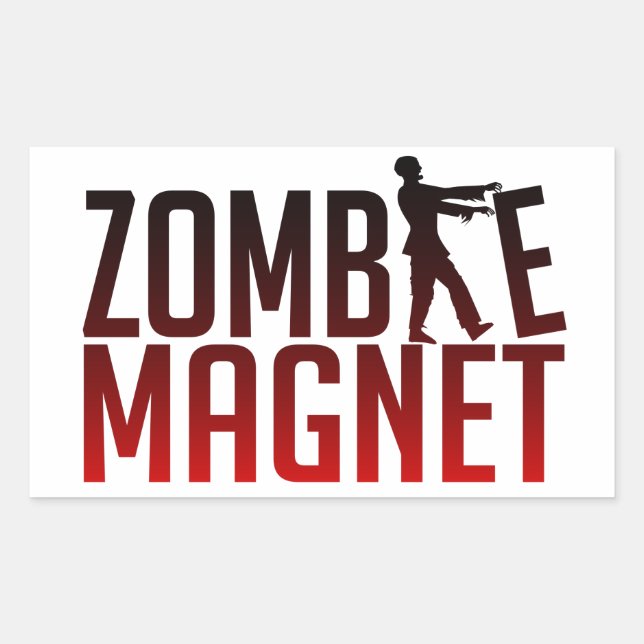 Pegatinas de ZOMBIE MAGNET (Anverso)