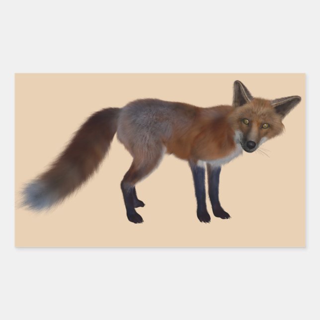 pegatinas de zorros salvajes (Anverso)