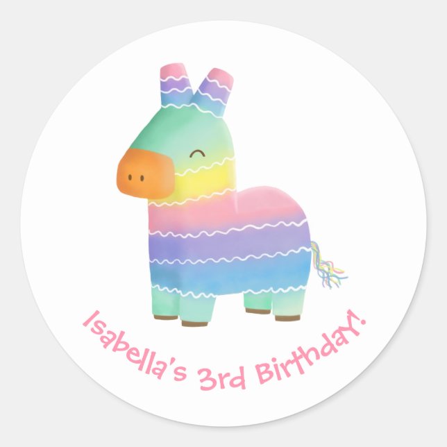 Pegatinas decorativas para fiesta de cumpleaños co (Anverso)