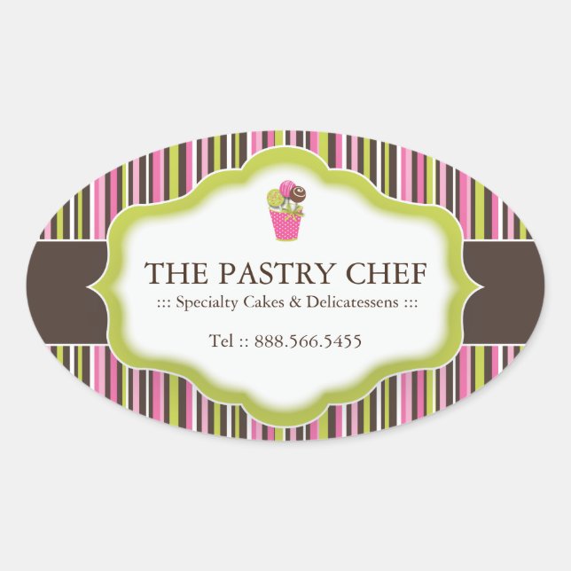 Pegatinas decorativos de pasteles de Lolli (Anverso)