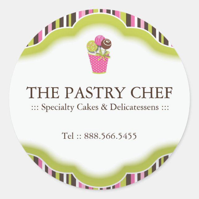 Pegatinas decorativos de pasteles de Lolli (Anverso)