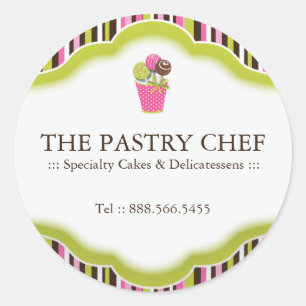 Pegatinas decorativos de pasteles de Lolli