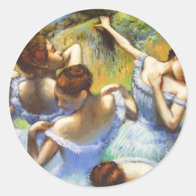 Pegatinas Degas Blue Dancers (Anverso)