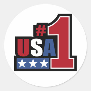 PEGATINAS del #1 de Estados Unidos