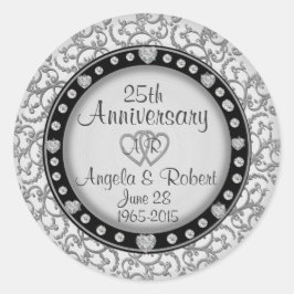 pegatinas del 25° Aniversario