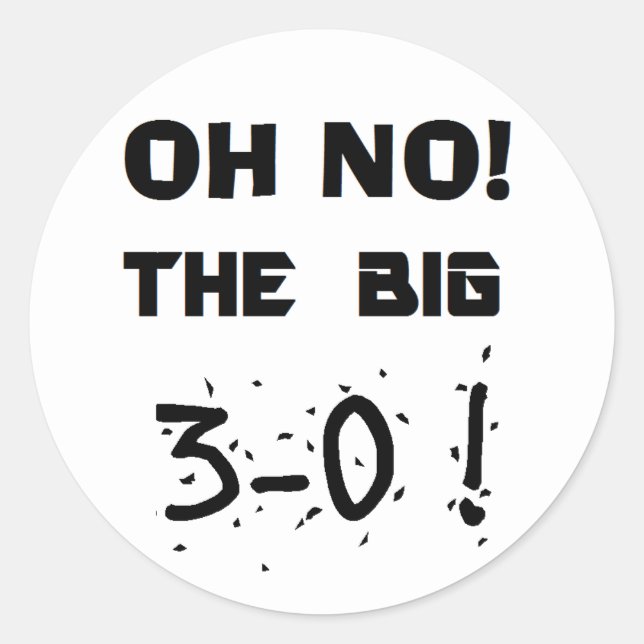 pegatinas del "30 aniversario" (Anverso)