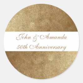 Pegatinas del 50 aniversario de Gold Blends