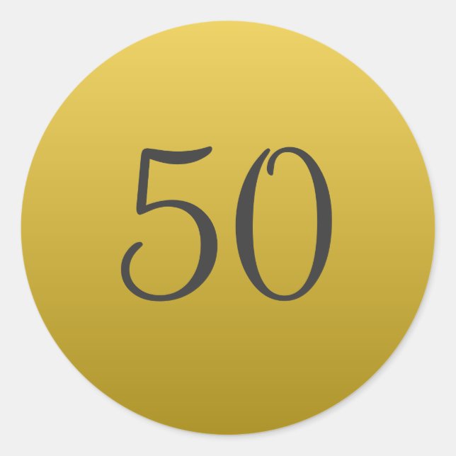 pegatinas del 50° Aniversario del Boda (Anverso)