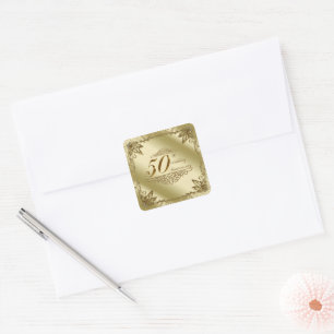 pegatinas del 50° Aniversario del Boda