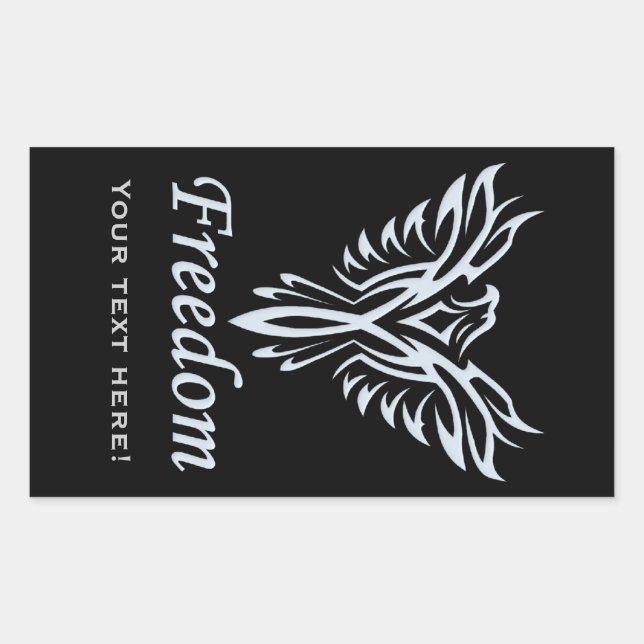 pegatinas del águila de la libertad personalizado (Anverso)