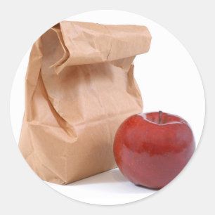 Pegatinas del almuerzo del bolso